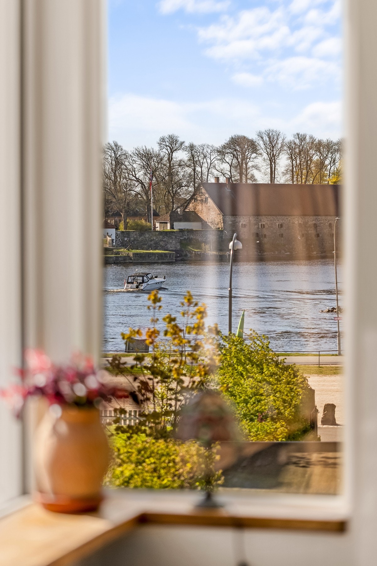 Hyggelig utsikt fra stuen Galleribilde