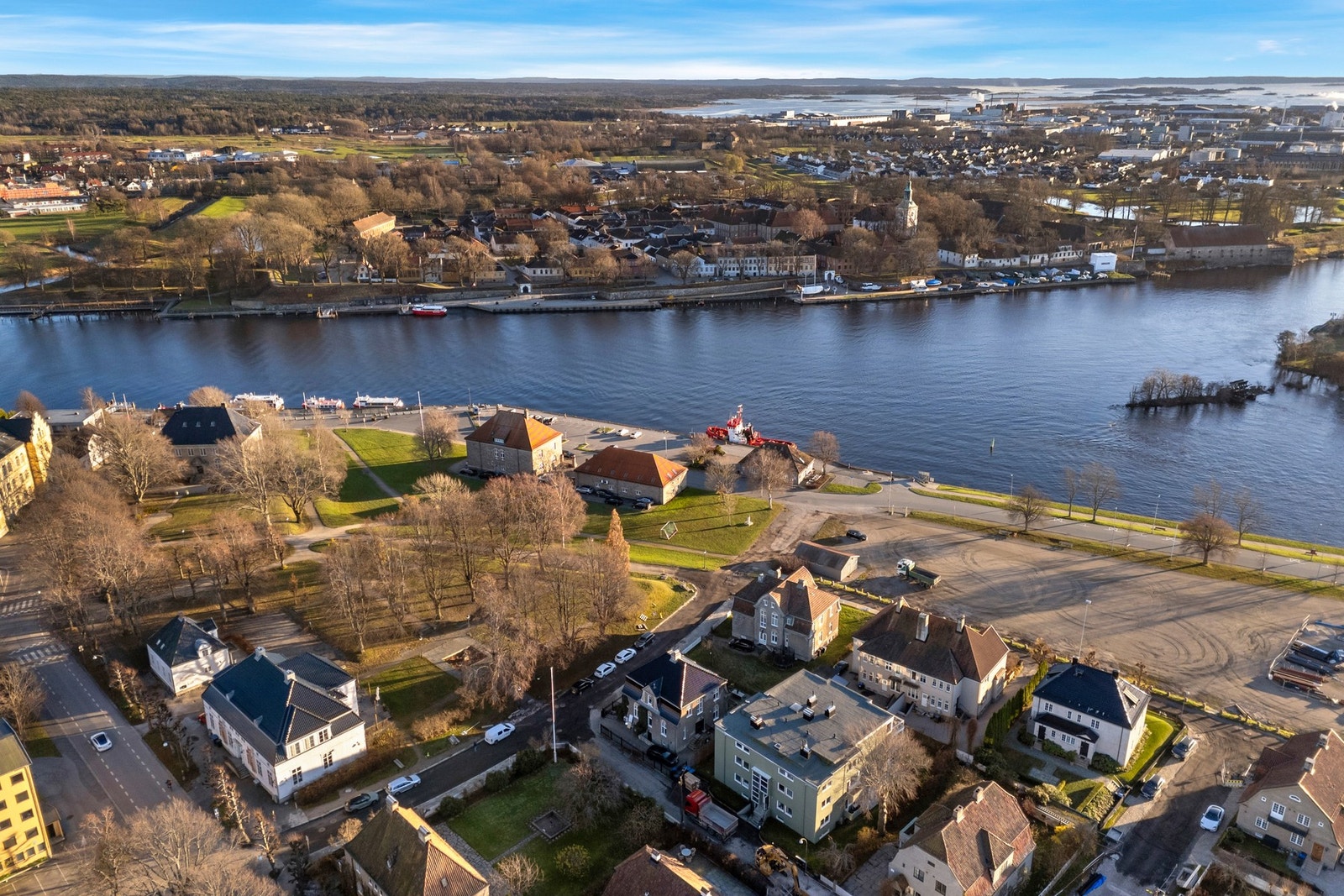 Bings gate 3 har en flott beliggenhet i Fredrikstad Galleribilde