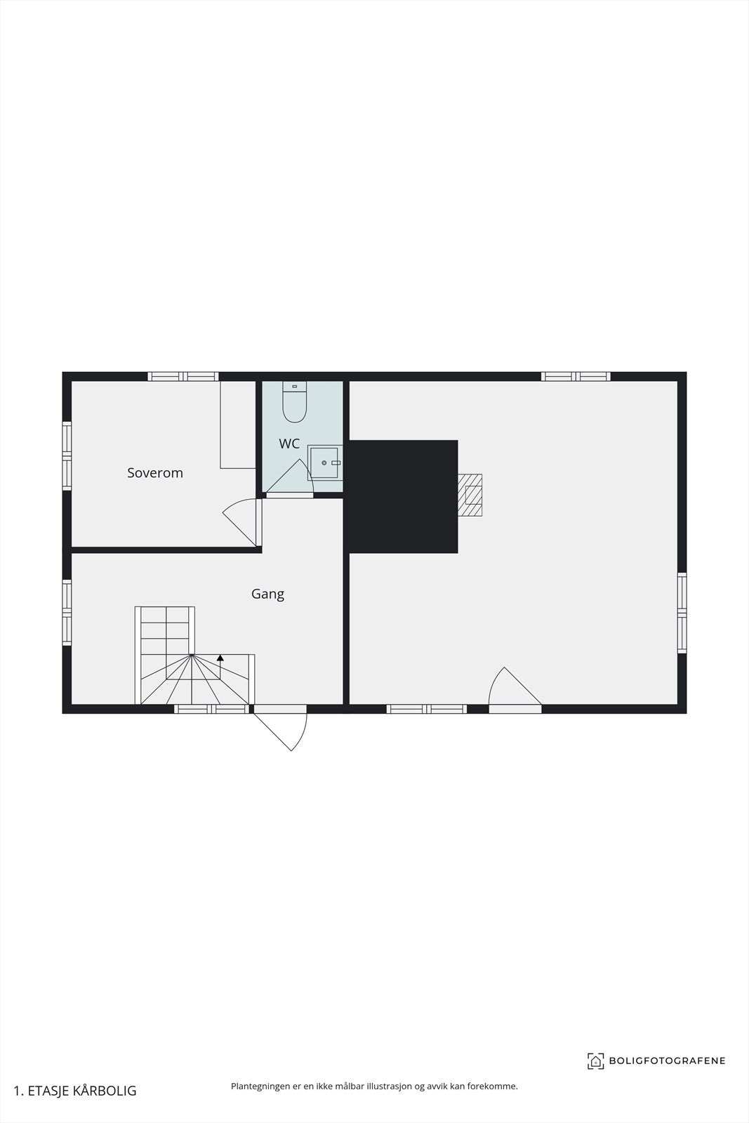 Plantegning Bryggerhus Galleribilde