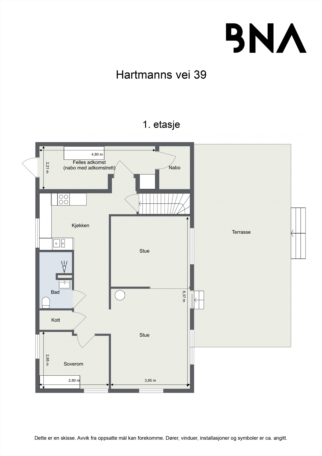 Hartmanns vei 39 1. etasje planskisse.png Galleribilde