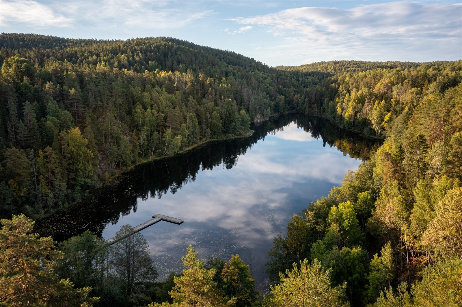 Østmarka byr på et nettverk av skiløyper, turstier og sykkelveier. Galleribilde