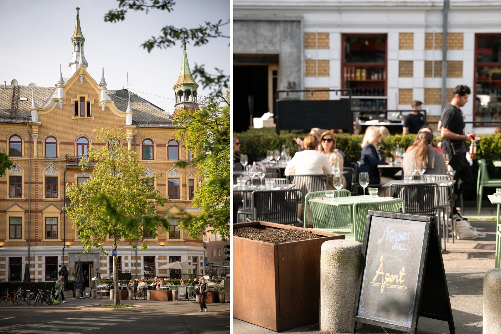 Rundt leiligheten er det et rikt utvalg av restauranter, kafeer og servicetilbud. Galleribilde