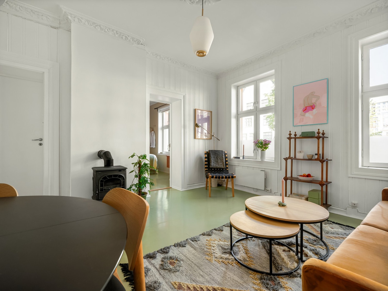 I 2025 fikk alle vinduer nye tetningslister. Galleribilde