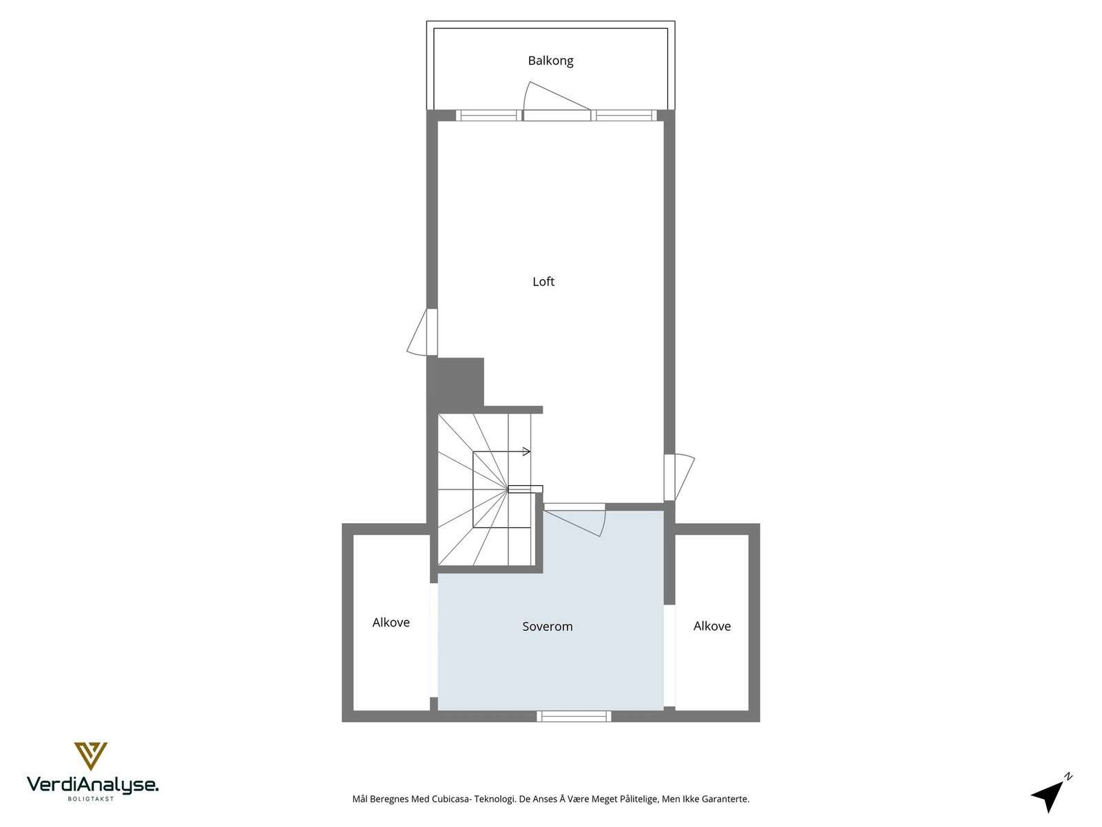 Planskisse 2. etasje Galleribilde