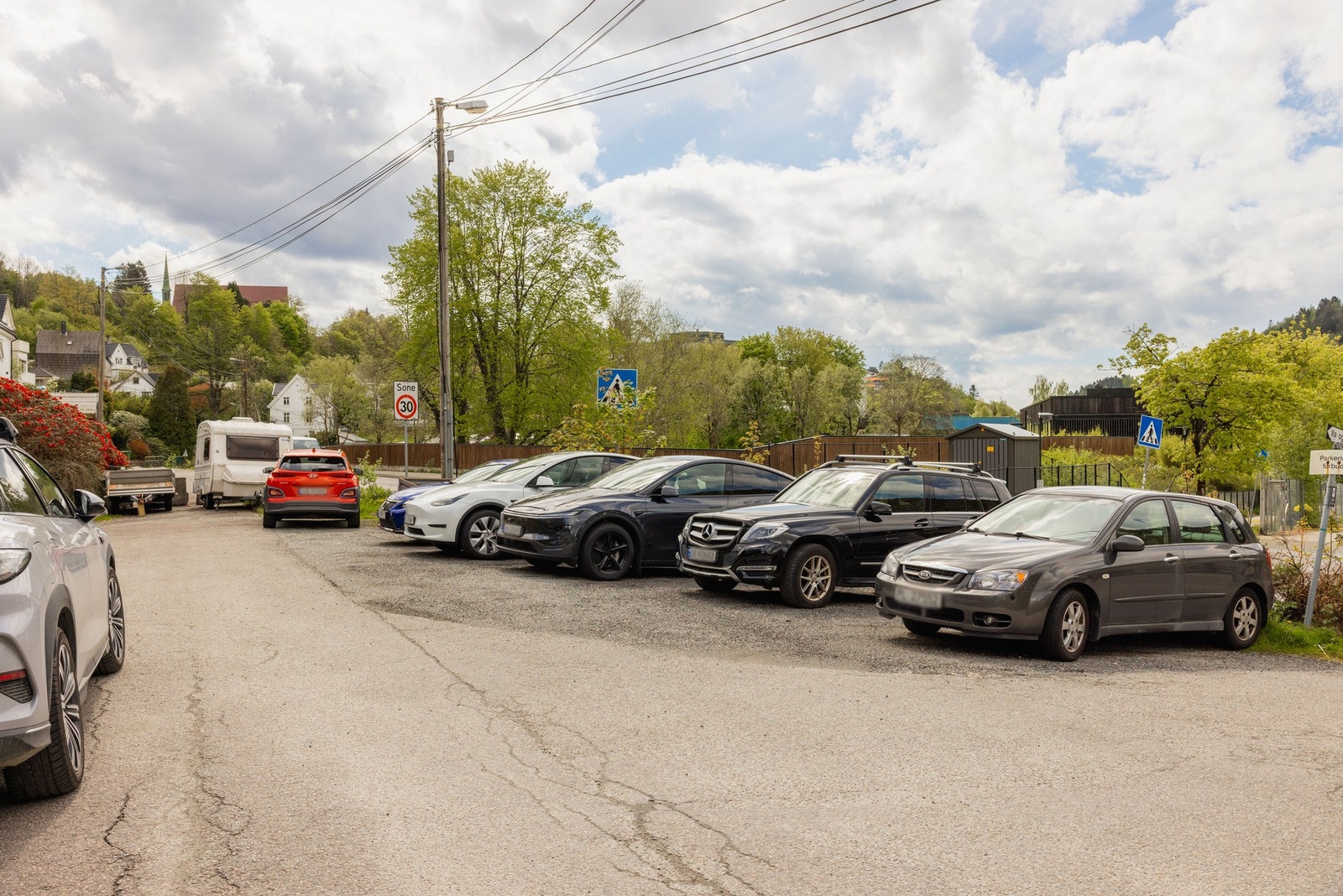 Sameiet har gjesteparkering like ved. Galleribilde