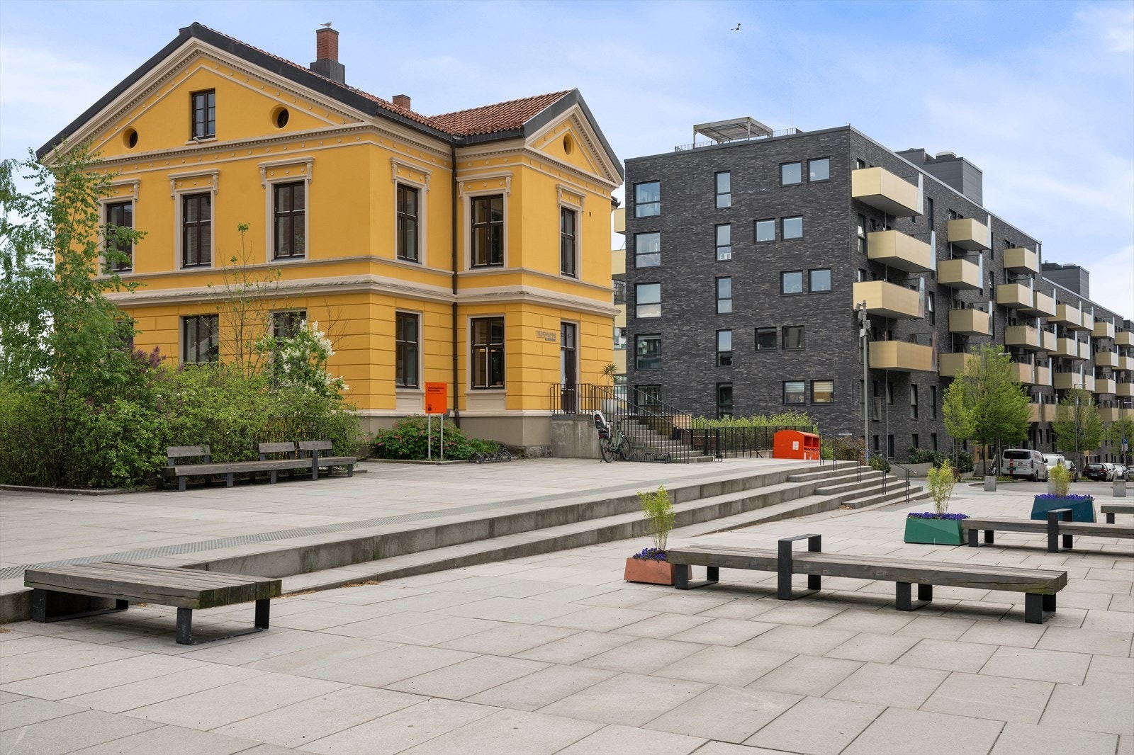 Et spennende boligområde i sterk utvikling med urban og moderne atmosfære Galleribilde