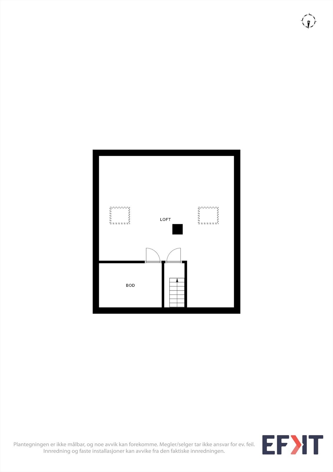 Planteikning loft Galleribilde