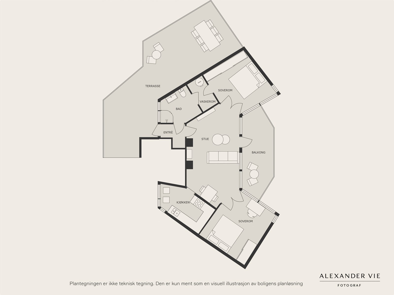 Plantegning Galleribilde