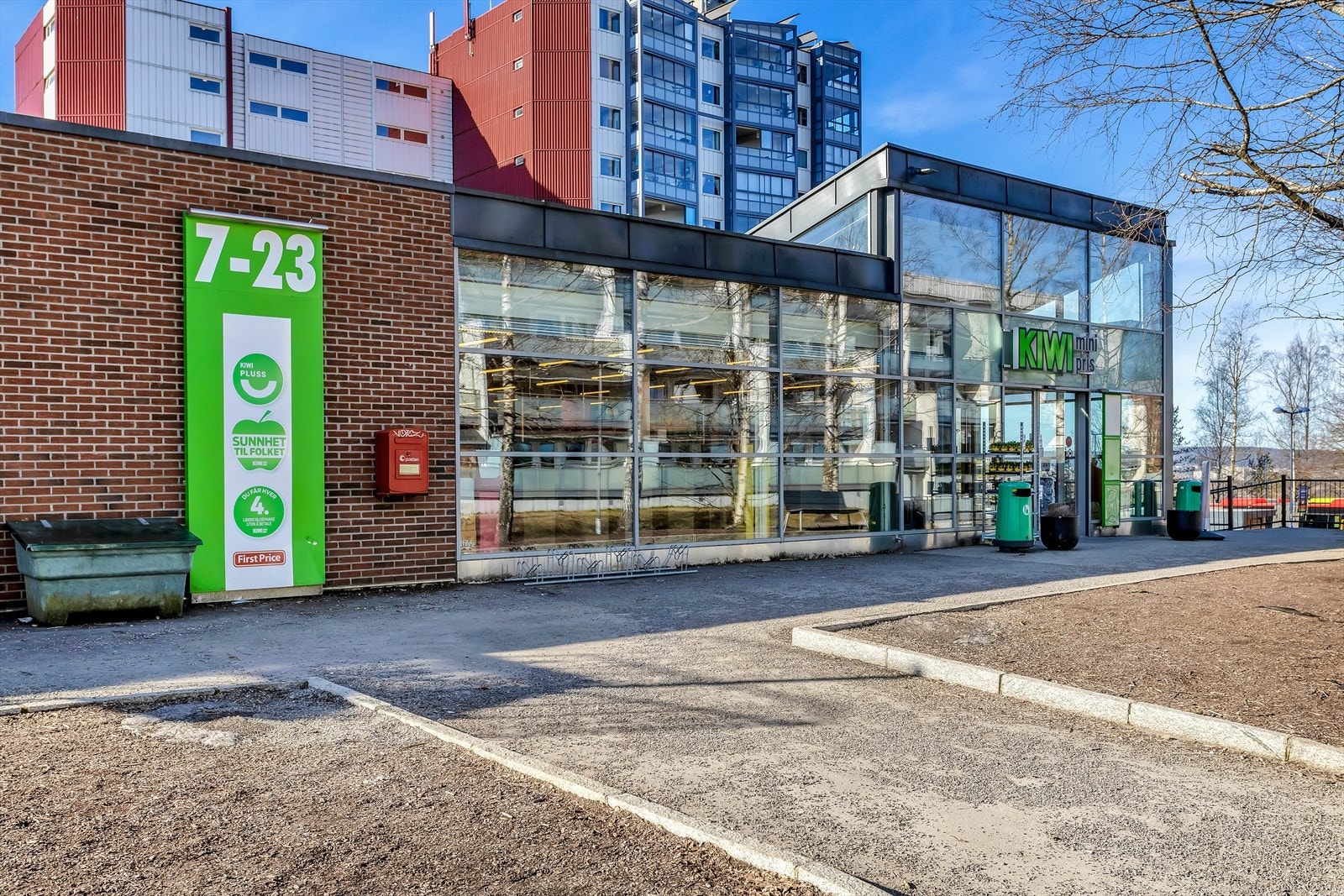 Umiddelbar nærhet til Kiwi-butikk. Galleribilde