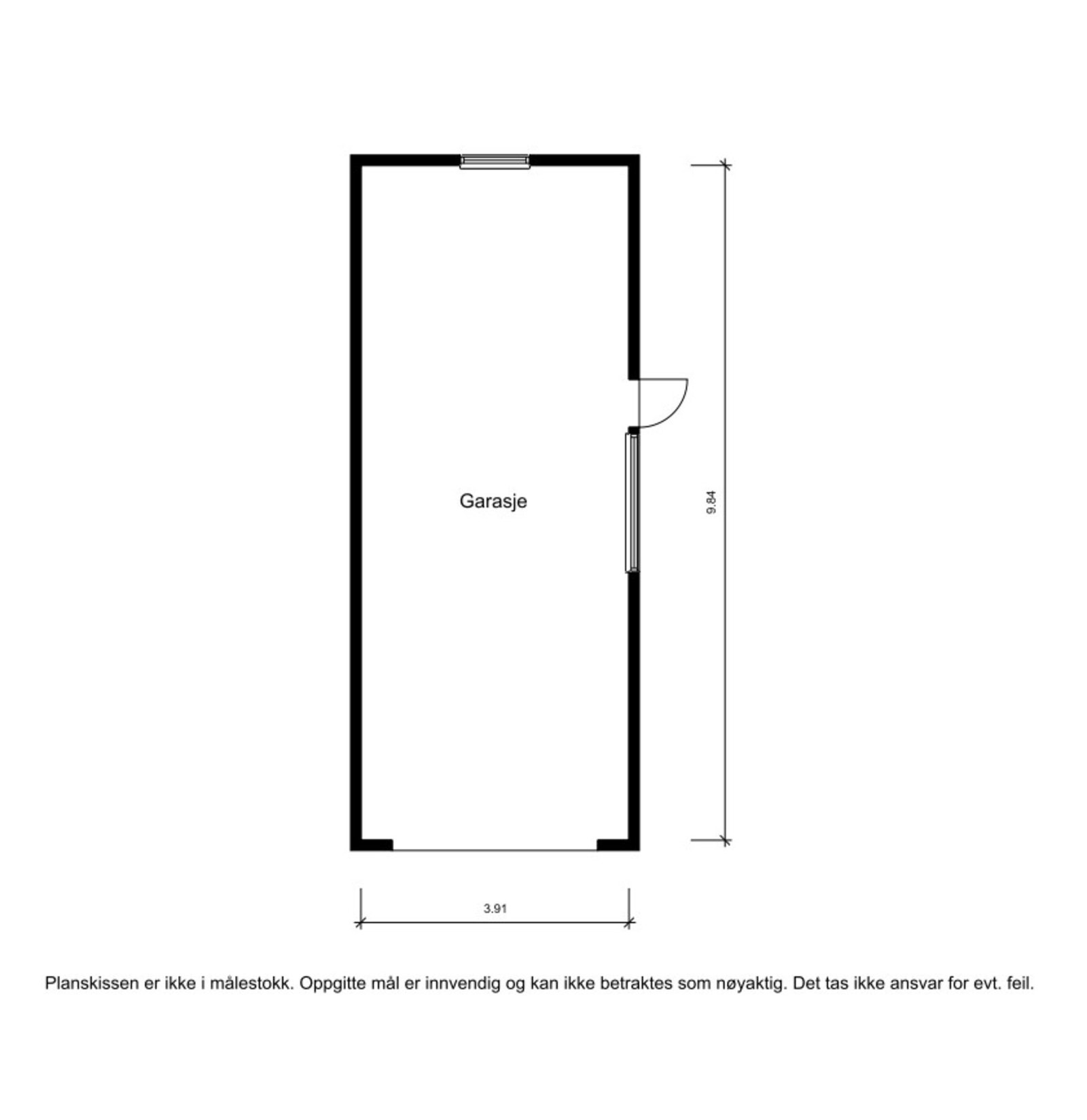 Plantegning garasje Galleribilde