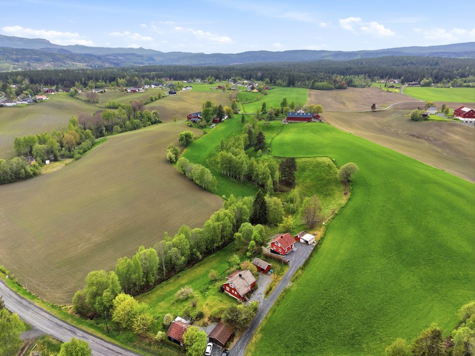 Her bor du landlig og fredelig, samtidig som du har kort vei til byens fasiliteter - en ideell kombinasjon av natur og nærhet til sentrum. Galleribilde