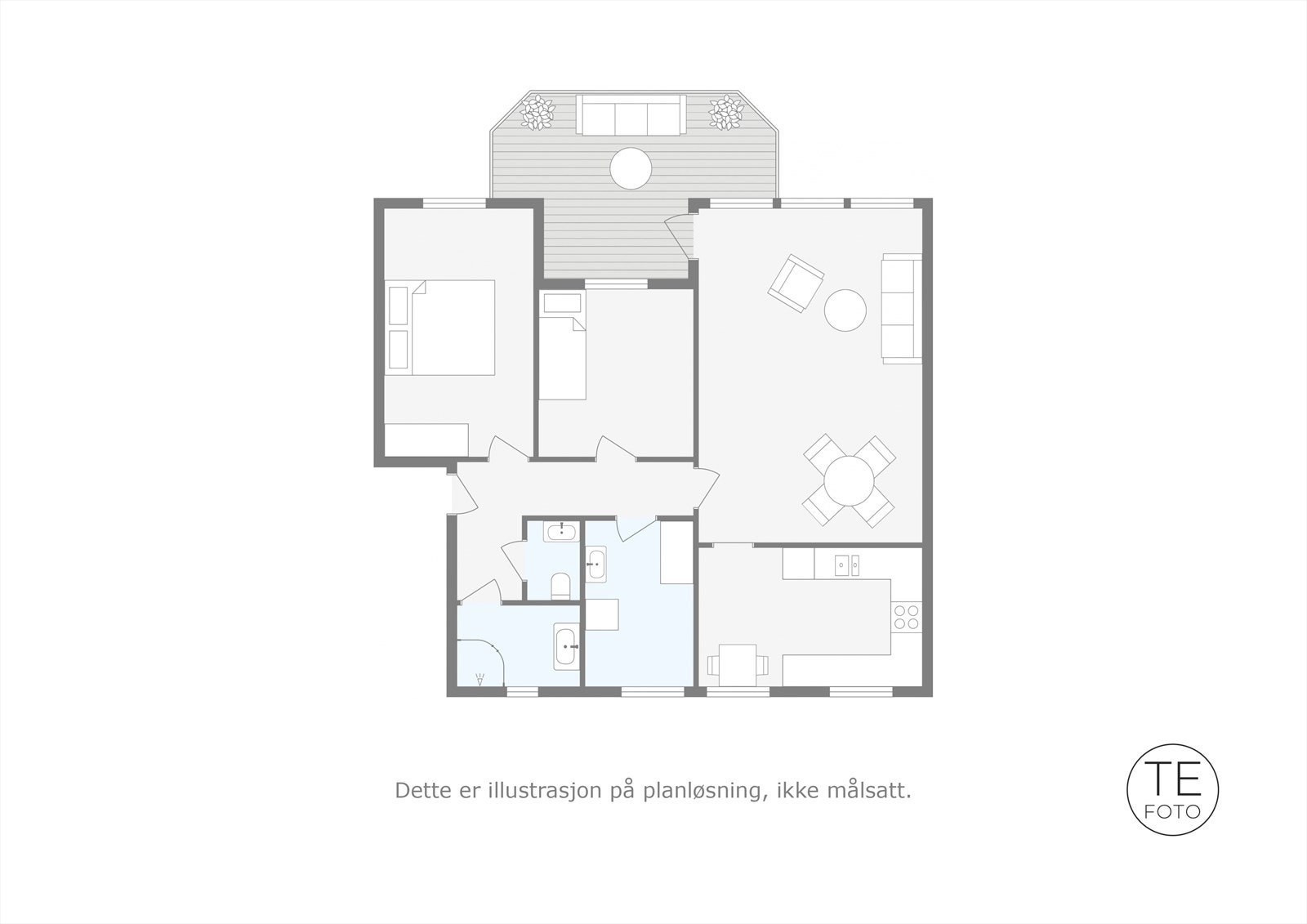 Plantegning Galleribilde