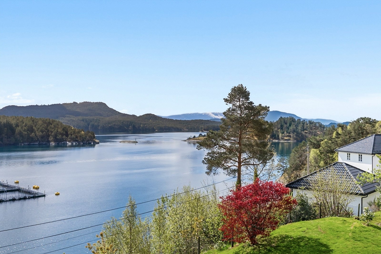 Utsikt over innseilingen til Sunde. Galleribilde