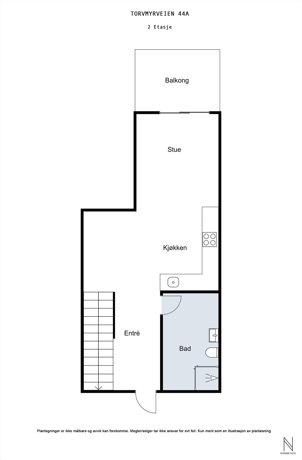 Plantegning 2. etasje Galleribilde