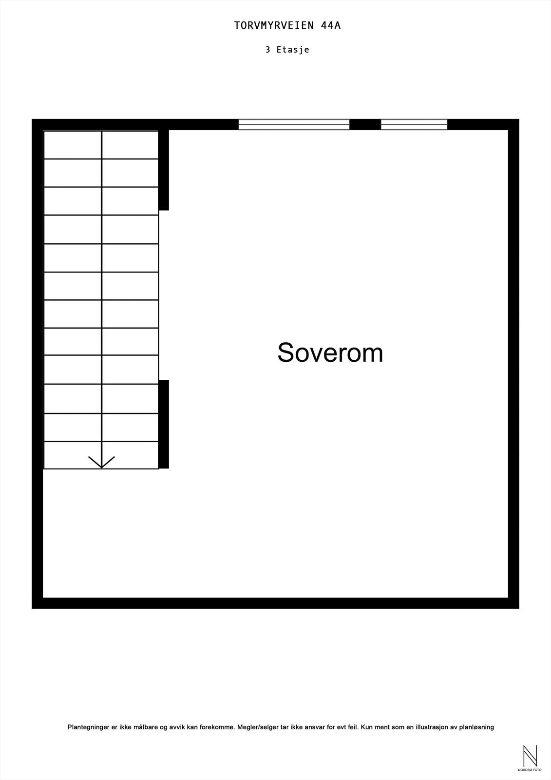 Plantegning loft Galleribilde