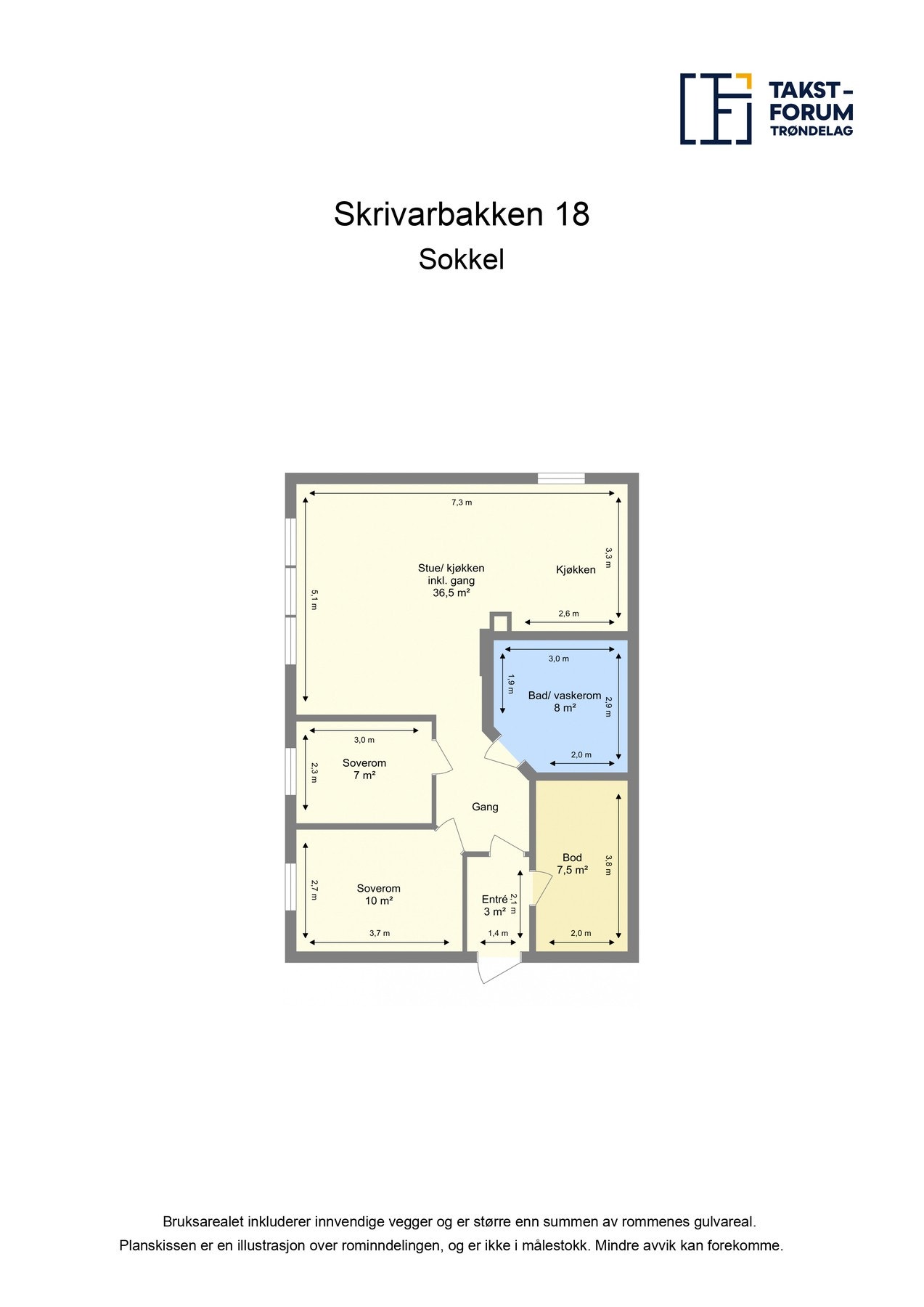 Plantegning sokkel Galleribilde