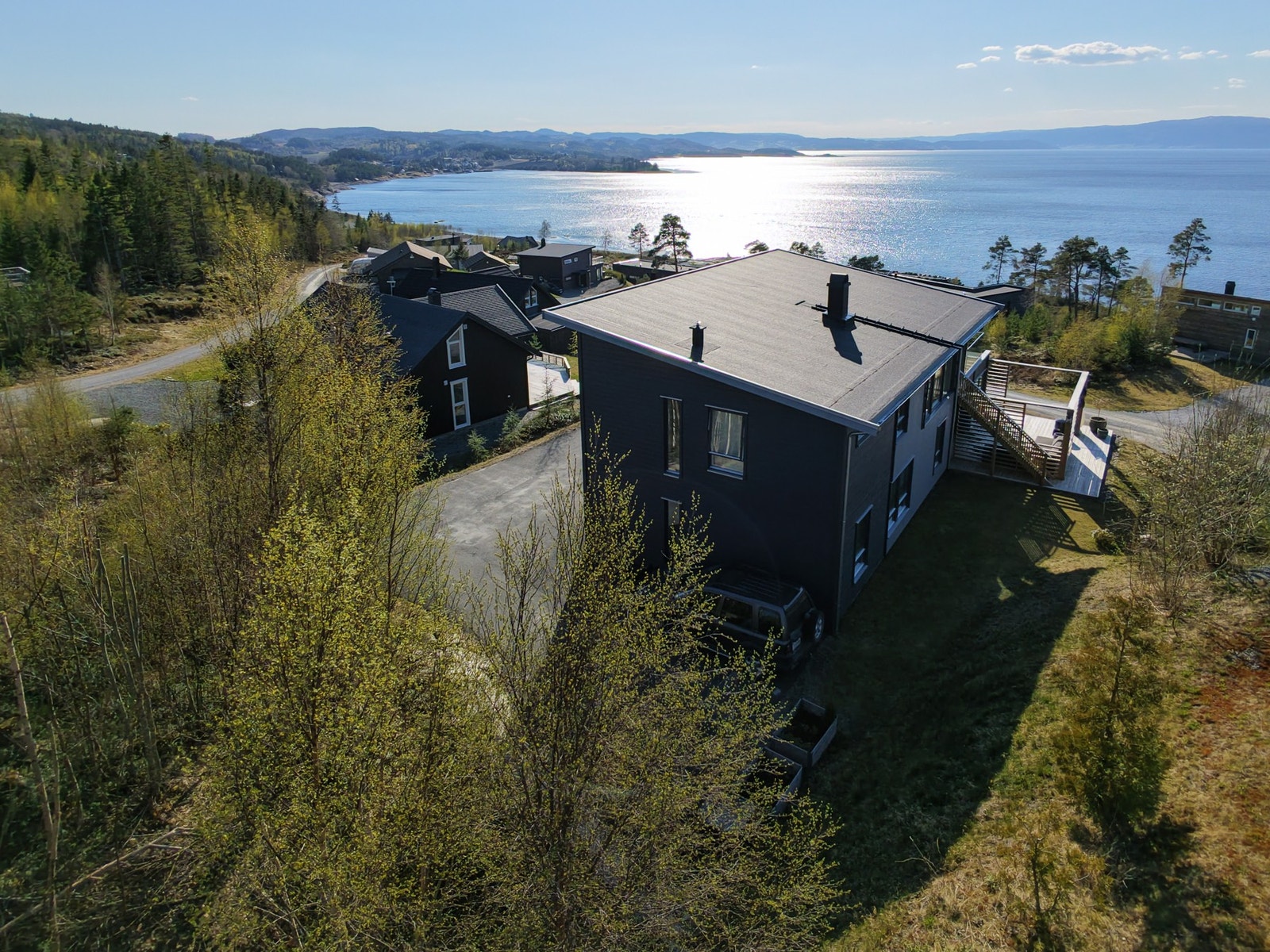 Vakker sjøutsikt som kan nyte fra terrassen! Galleribilde