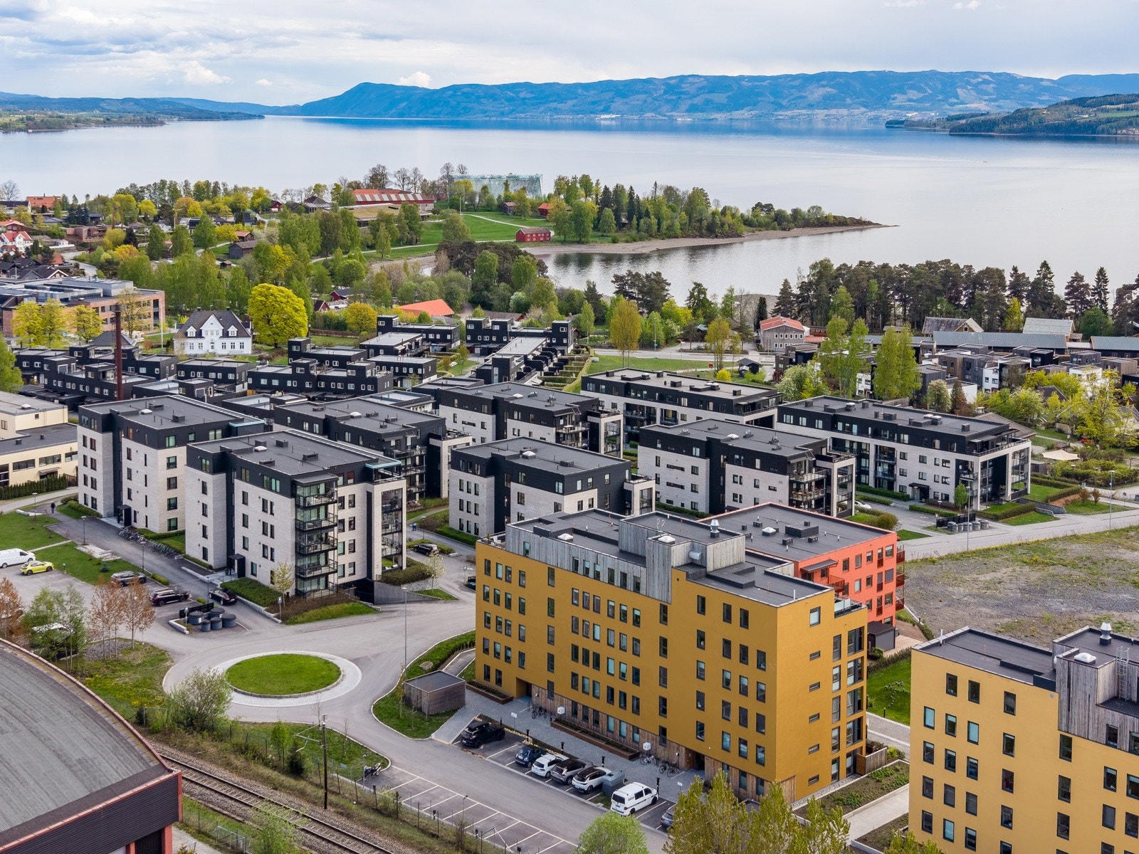 Dronefoto Galleribilde