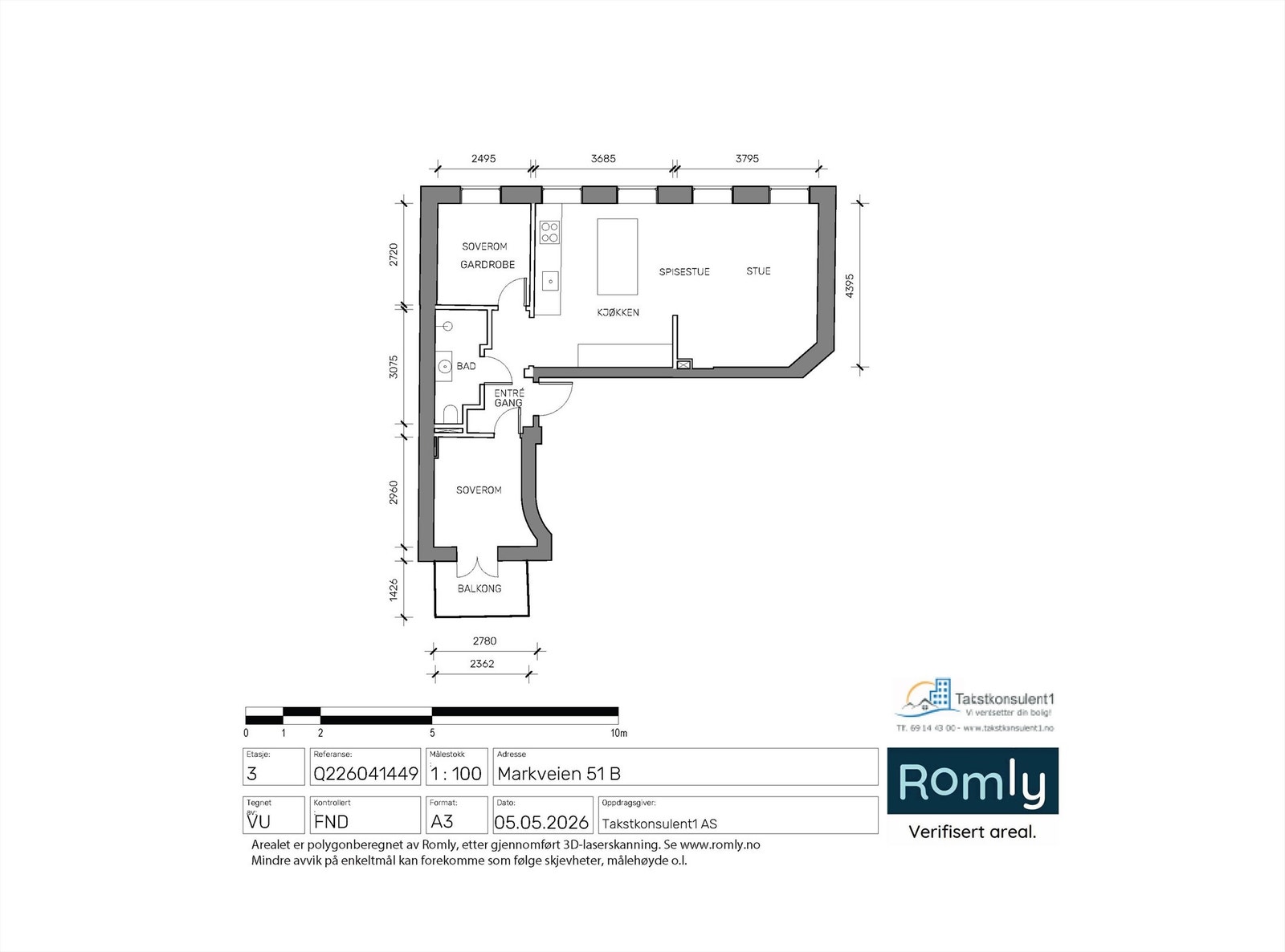 Plantegning Galleribilde
