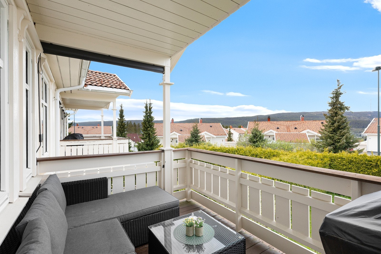 Overbygd balkong Galleribilde