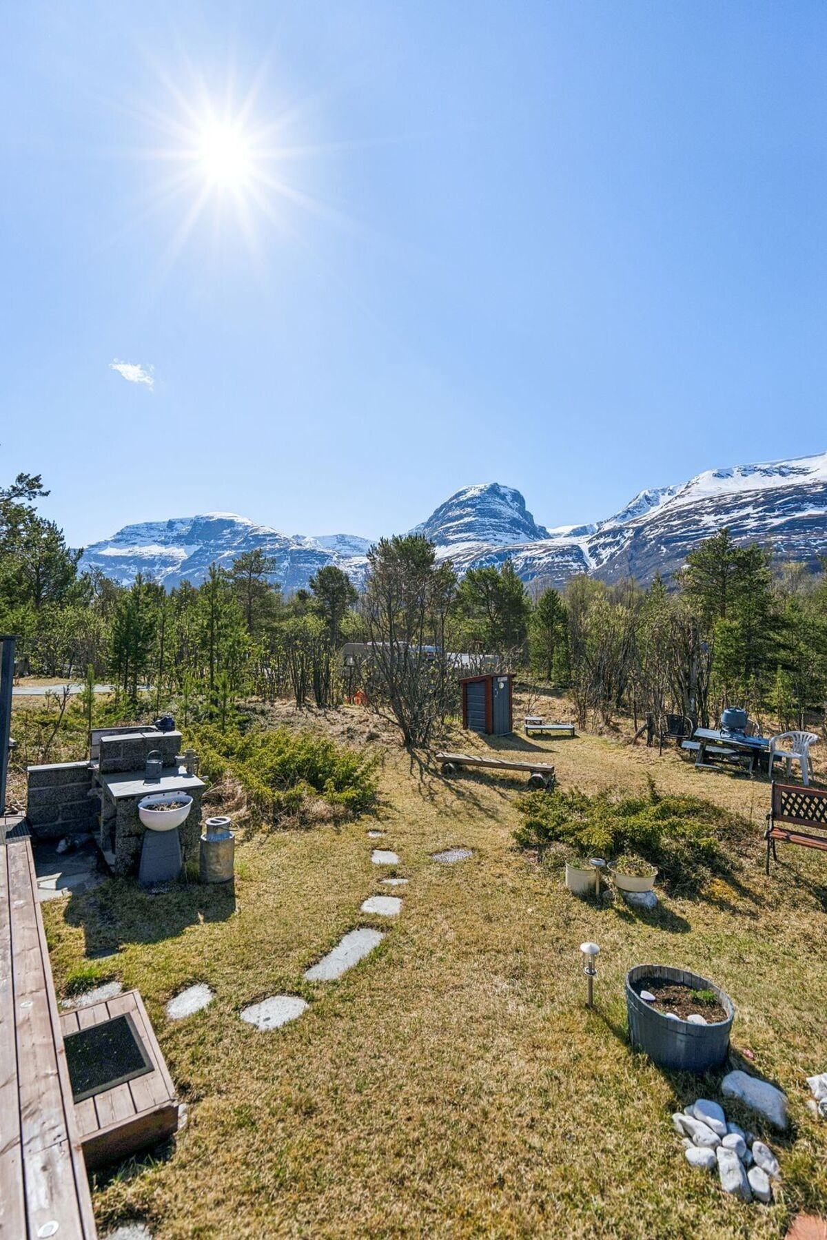 Flott tomt og utsikt Galleribilde