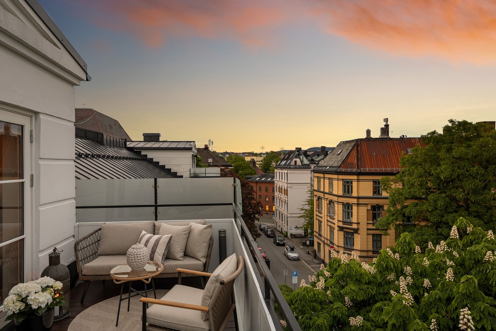 Takterrassene er på henholdsvis ca. 11 m² Galleribilde