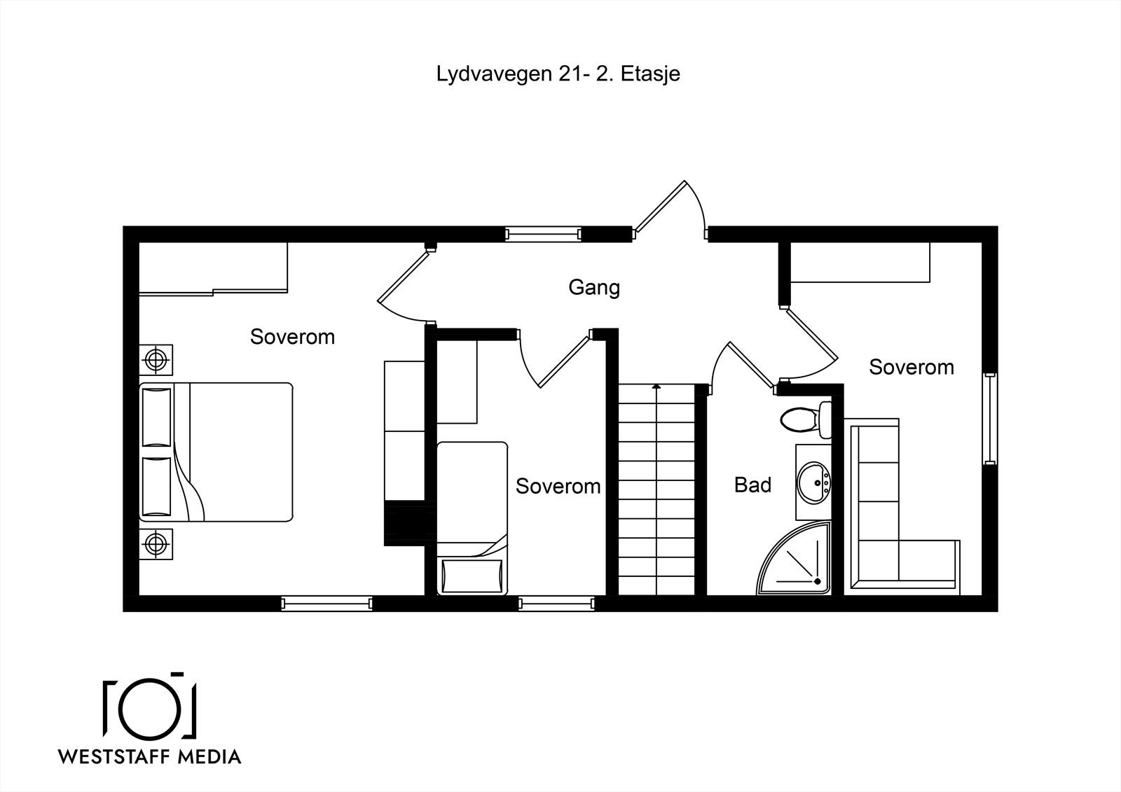 Plantegning 2. etasje. Galleribilde