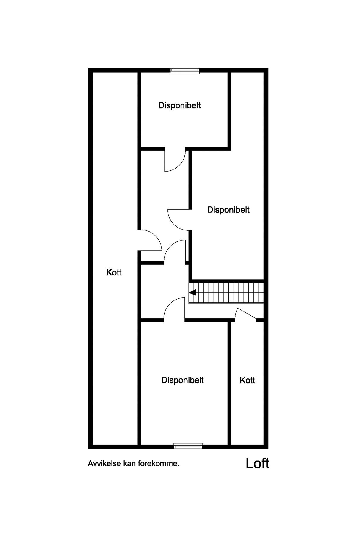 Plantegning loft Galleribilde