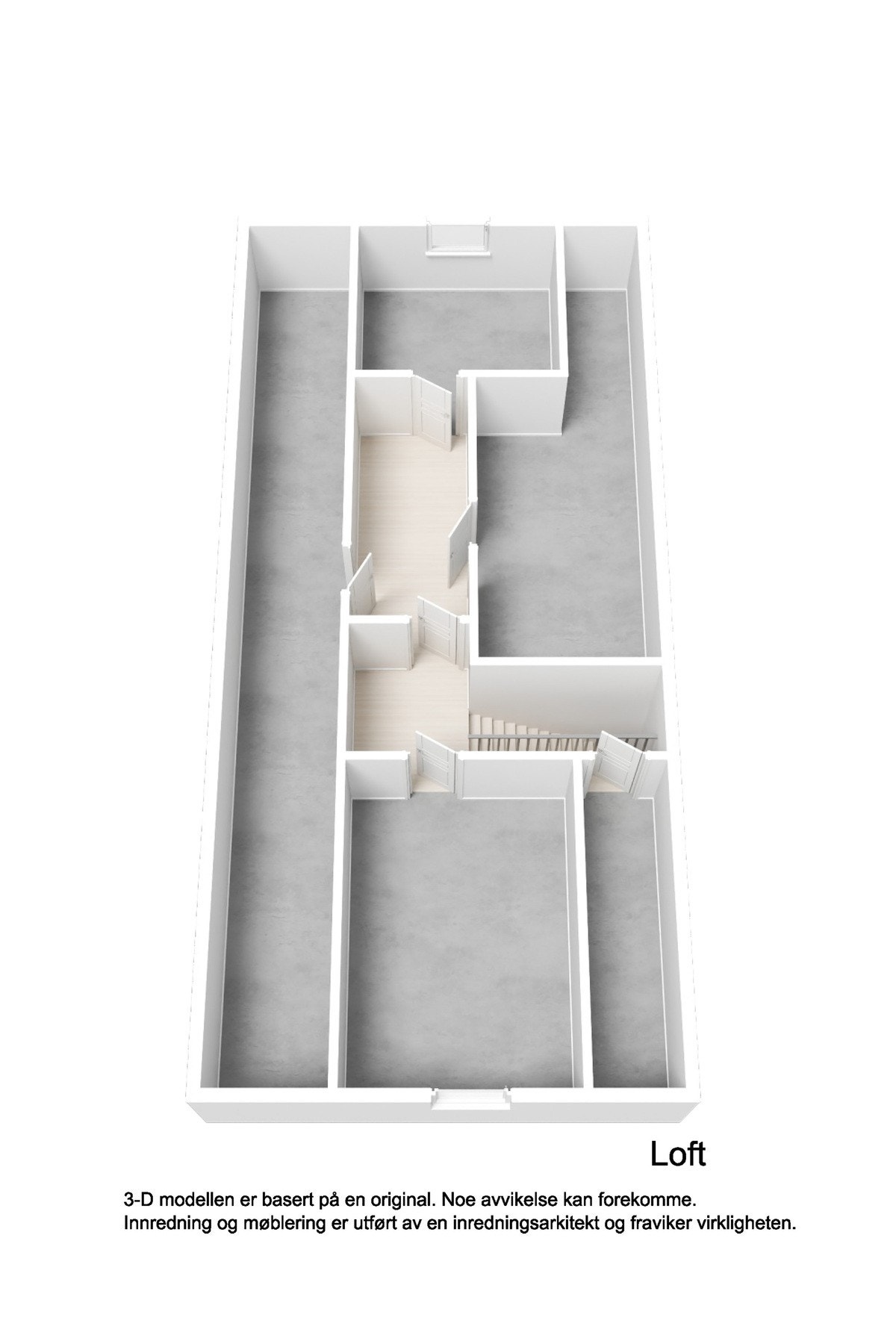 Plantegning loft Galleribilde