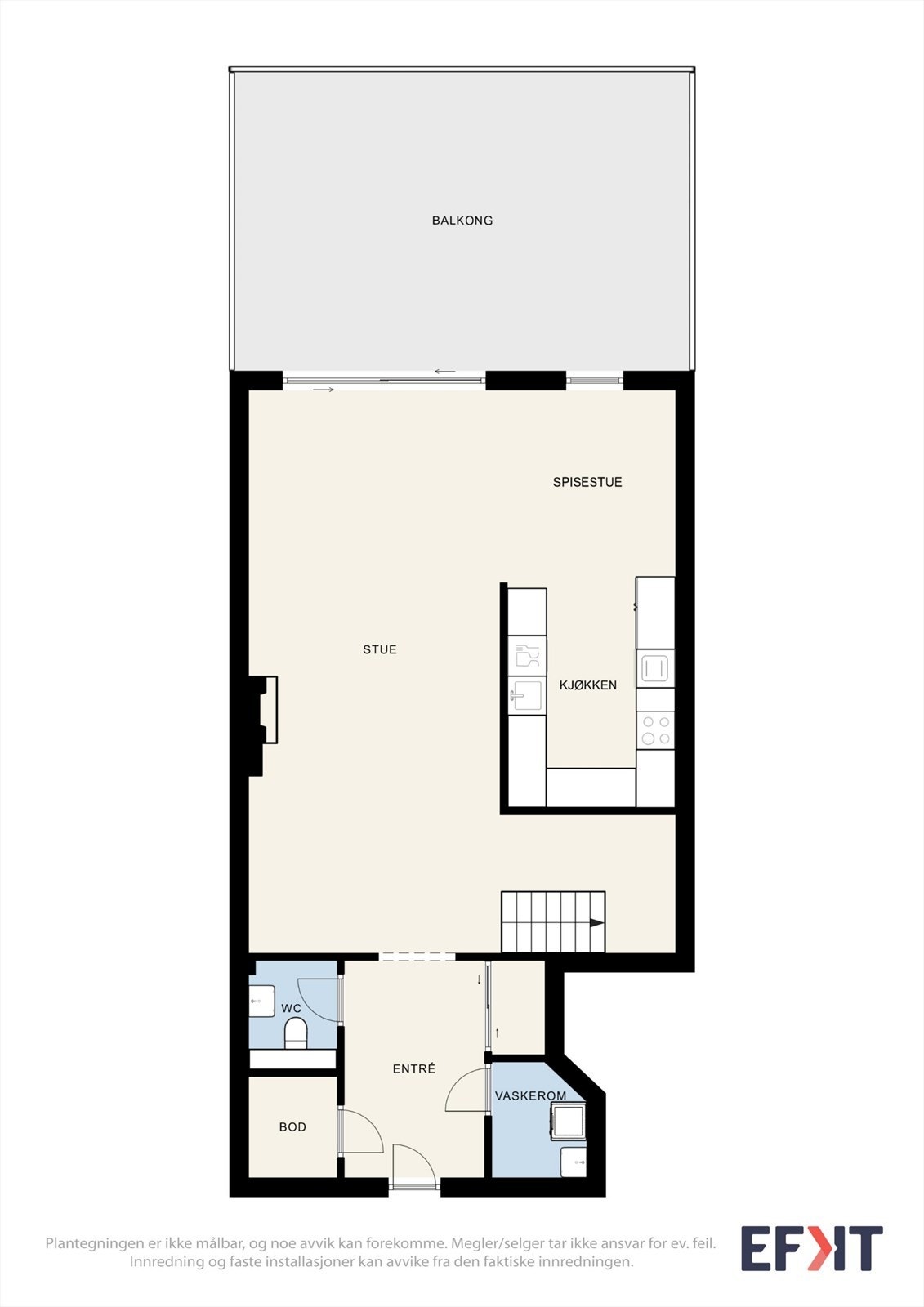 Plantegning hovedetasje Galleribilde