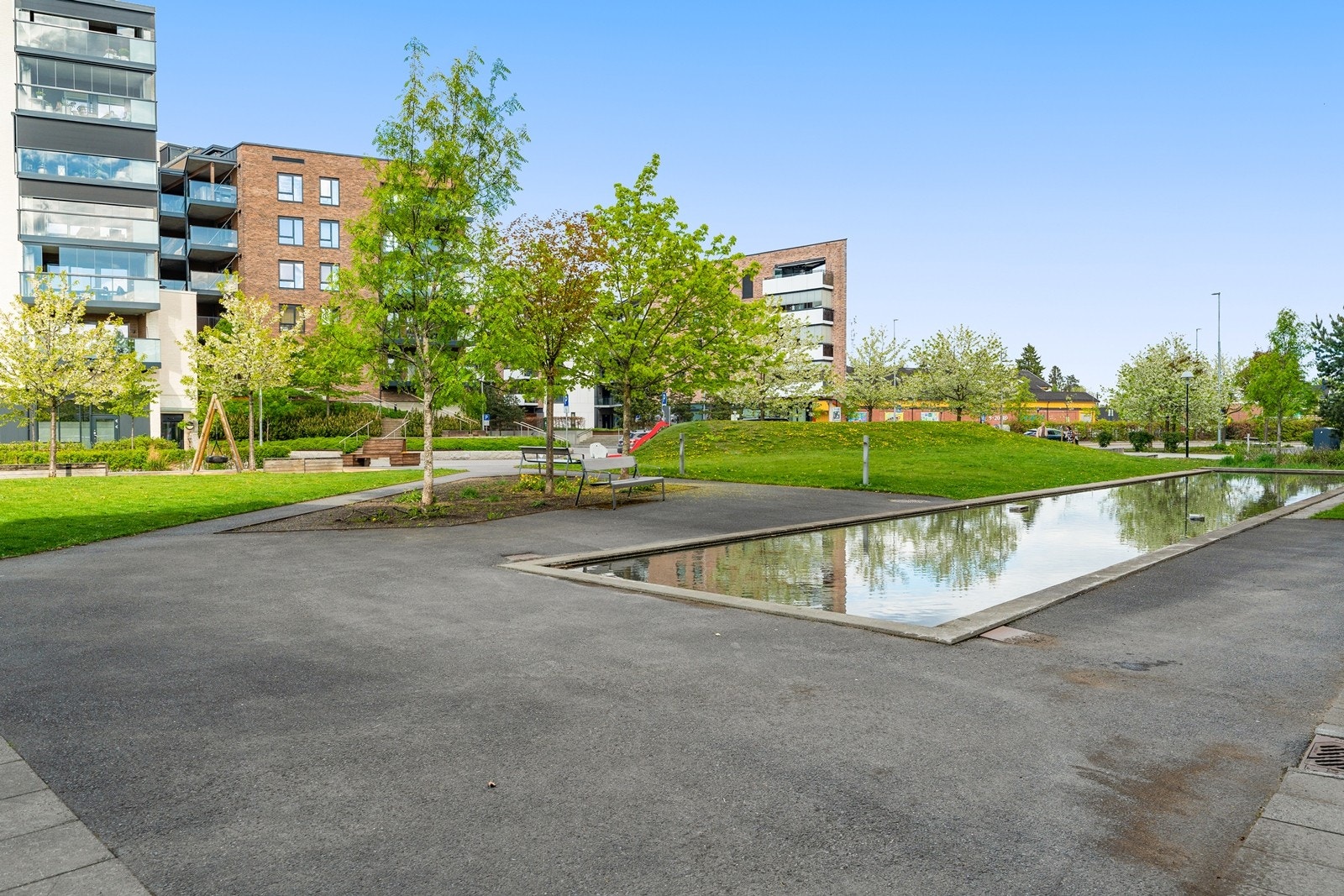 Området er rolig og tilbaketrukket, samtidig som det er svært sentralt. Galleribilde
