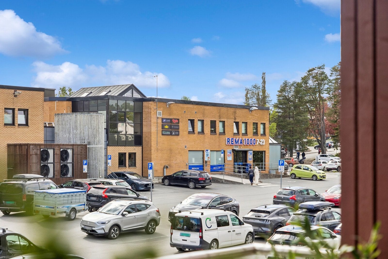 Utsikt fra balkongen. Galleribilde
