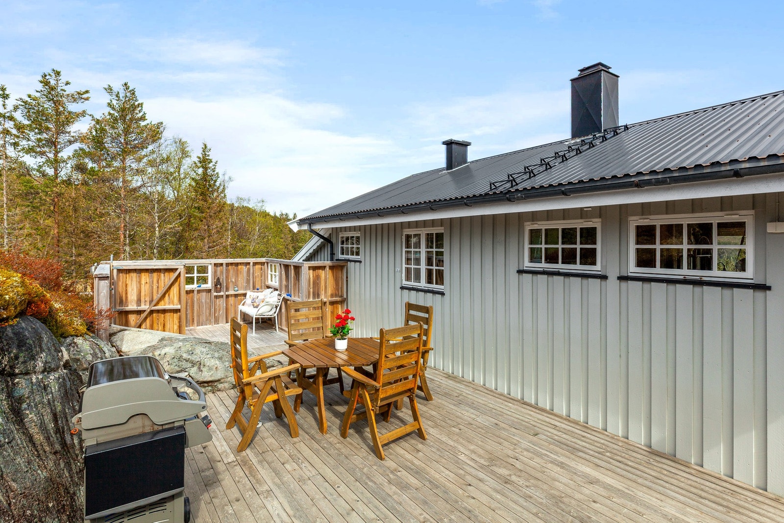 Koselig og lun sittegruppe. Galleribilde