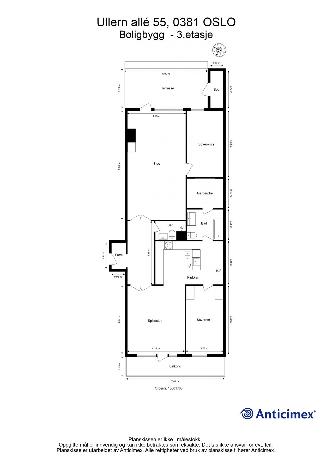 Planskisse. Galleribilde