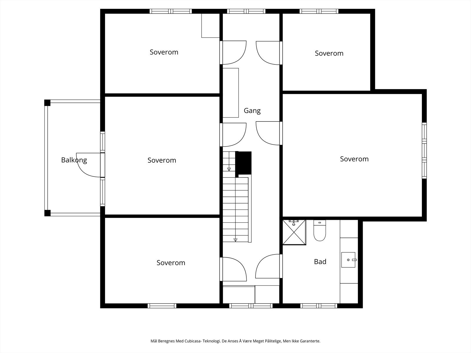 Plantegning 2.etasje Galleribilde