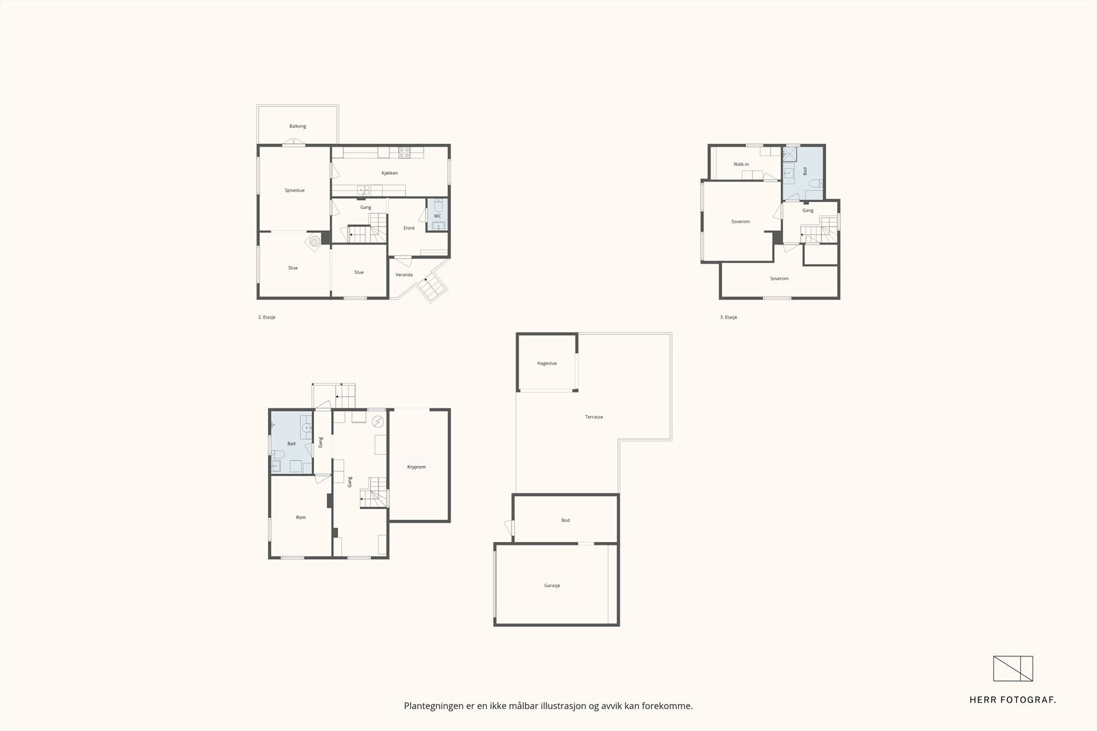 Plantegning Galleribilde