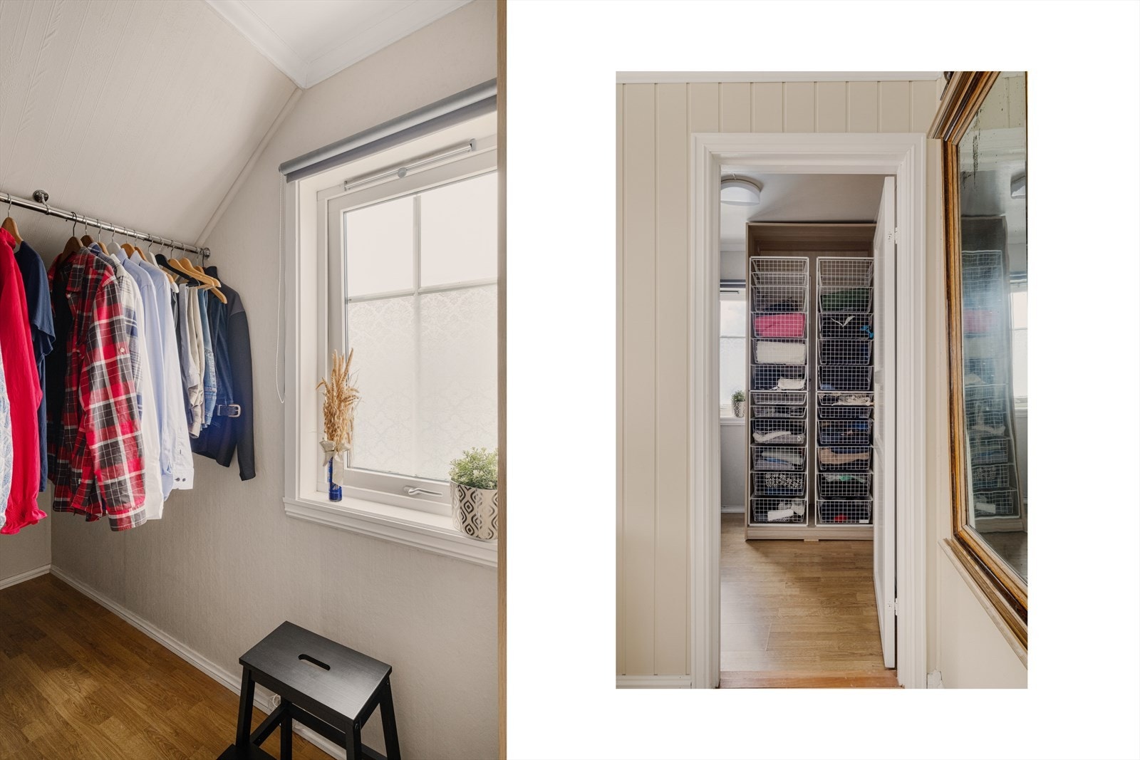 - Soverom 3 måler 5,5 m² og brukes i dag som walk-in - Galleribilde