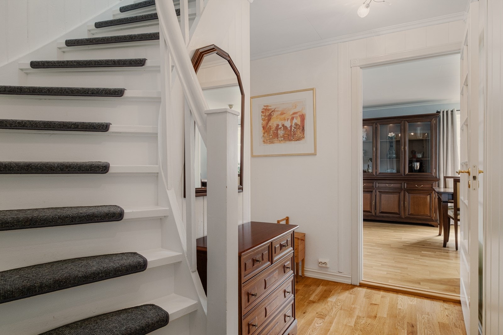 - Vi beveger oss opp i boligens loftsetasje som har et BRA-i på 42 m² - Galleribilde