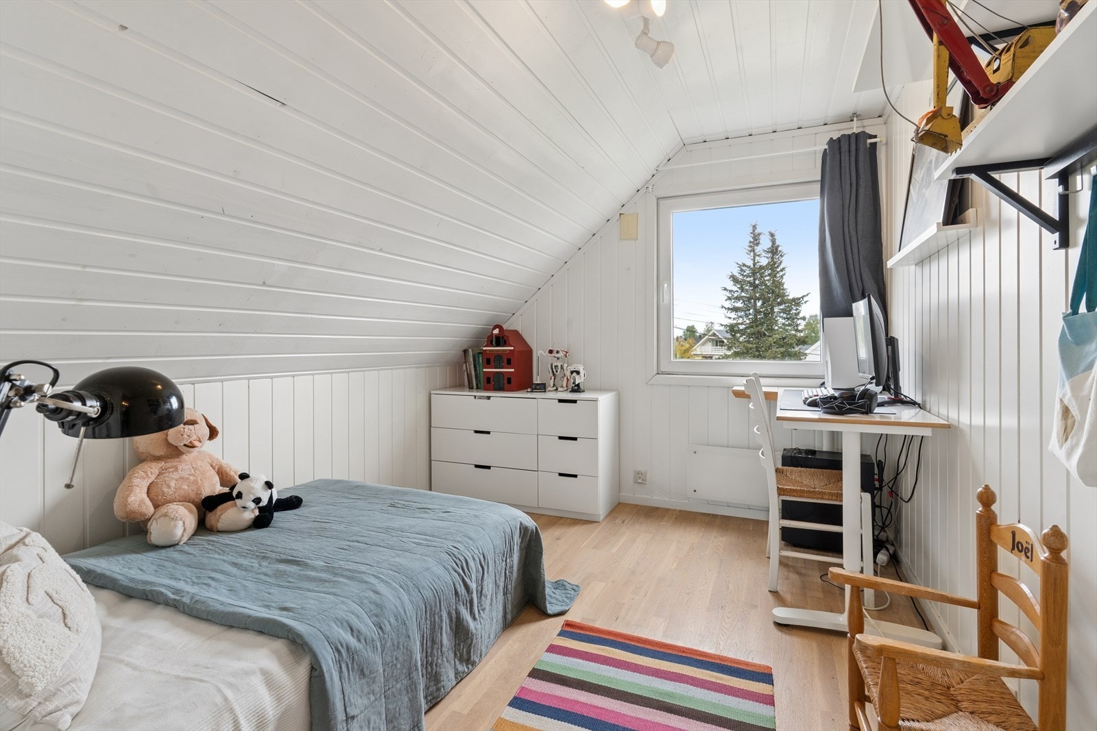 Soverom 3. Alle soverommene ligger praktisk til ved badet. Galleribilde