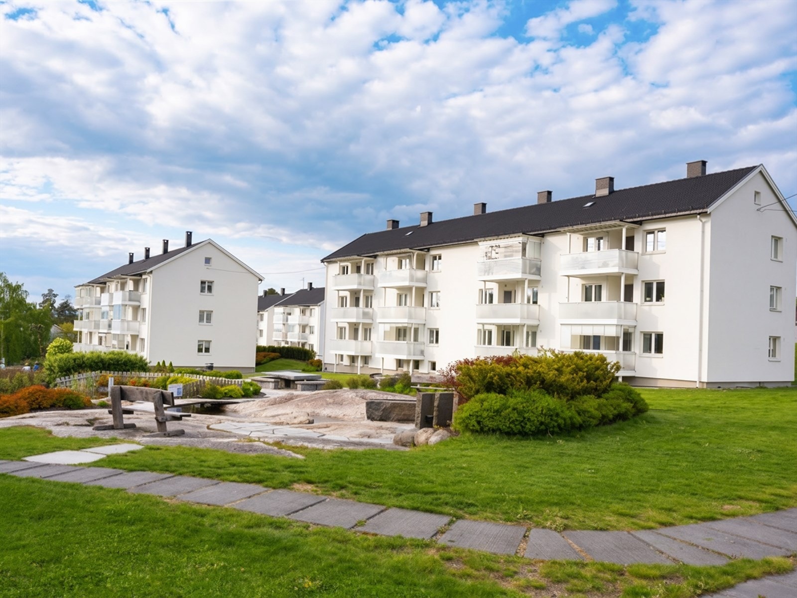 Fellesområdene innbyr til felles hygge. Galleribilde
