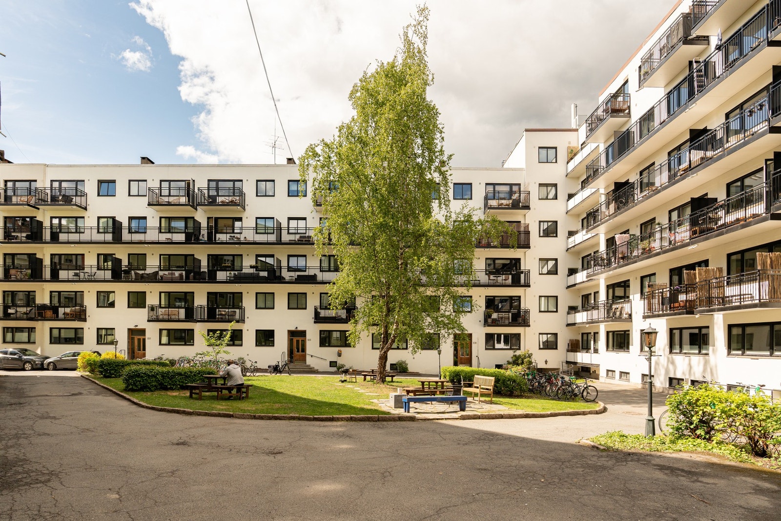 Ved inngangspartiet er det flotte fellesarealer. Galleribilde