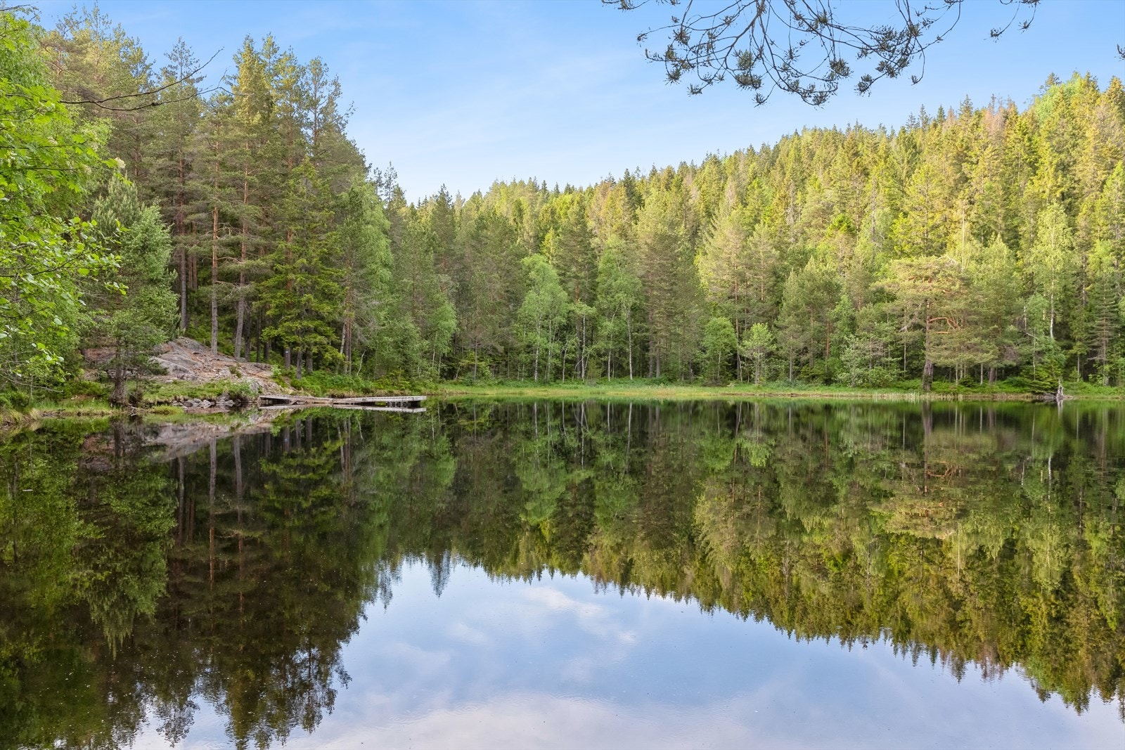 Turen til Klopptjern er en fin søndagsutflukt. Her er det mange som bader sommerstid. Galleribilde