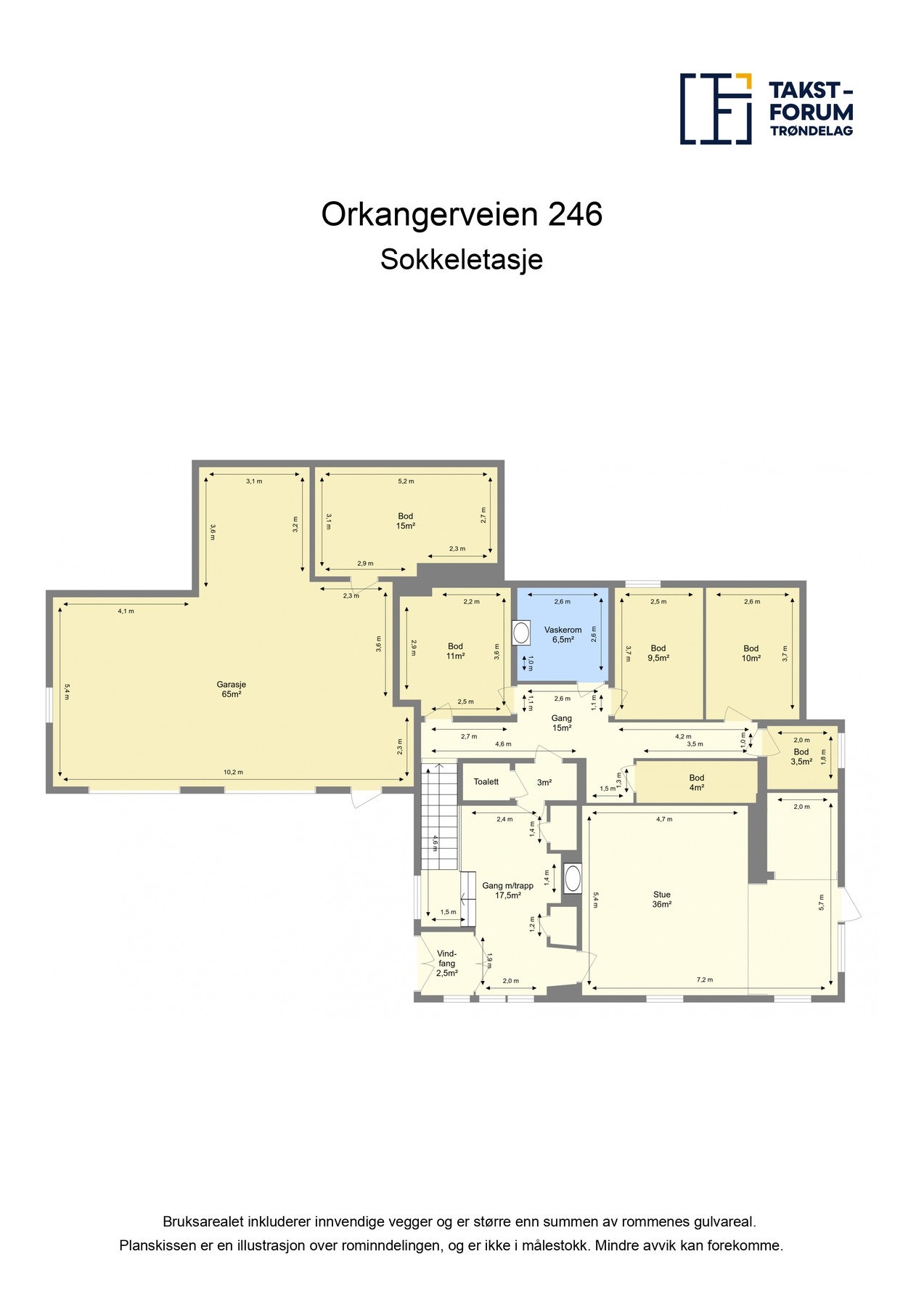 Planskisse Galleribilde