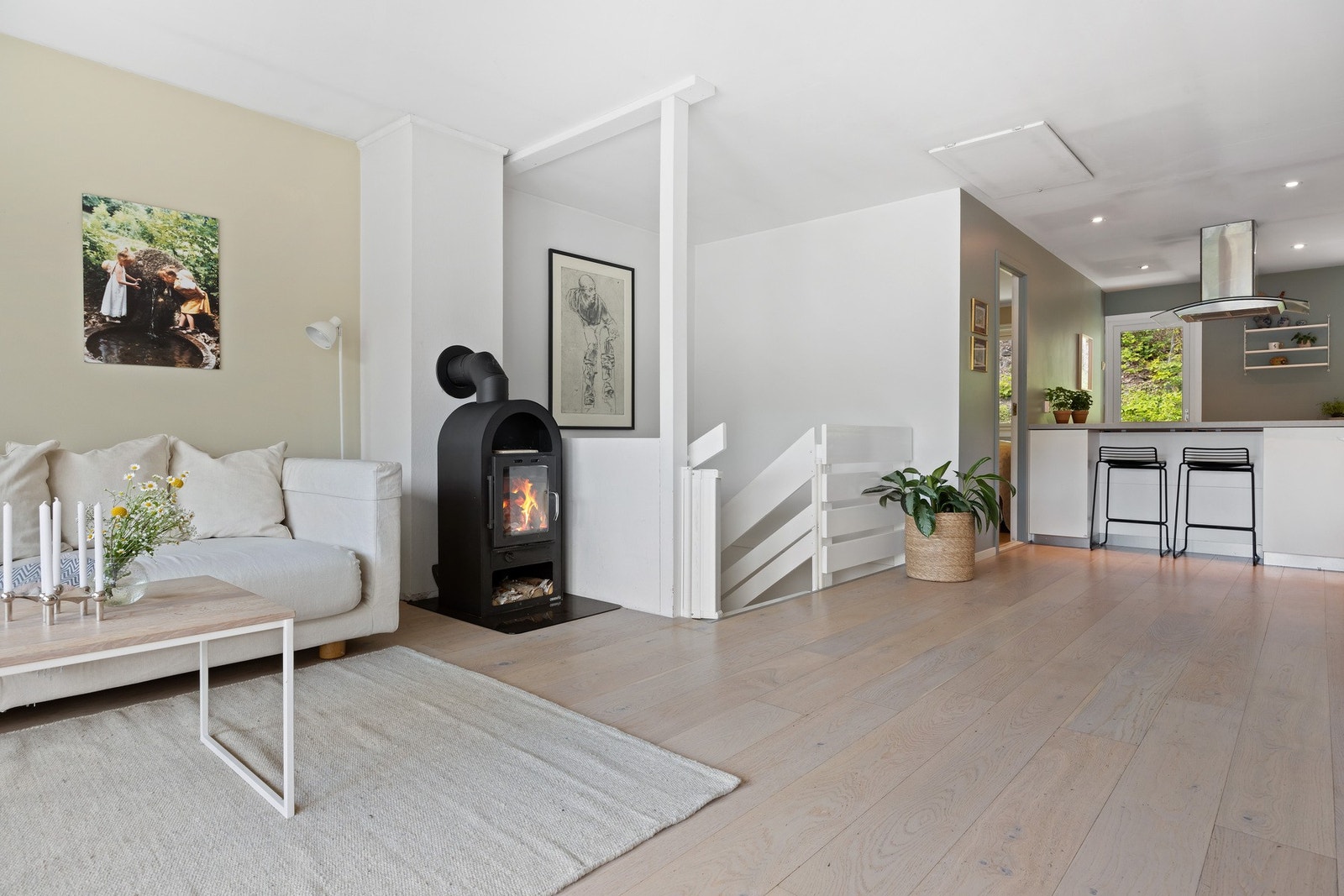 Boligen går over to plan og har en familievennlig planløsning Galleribilde