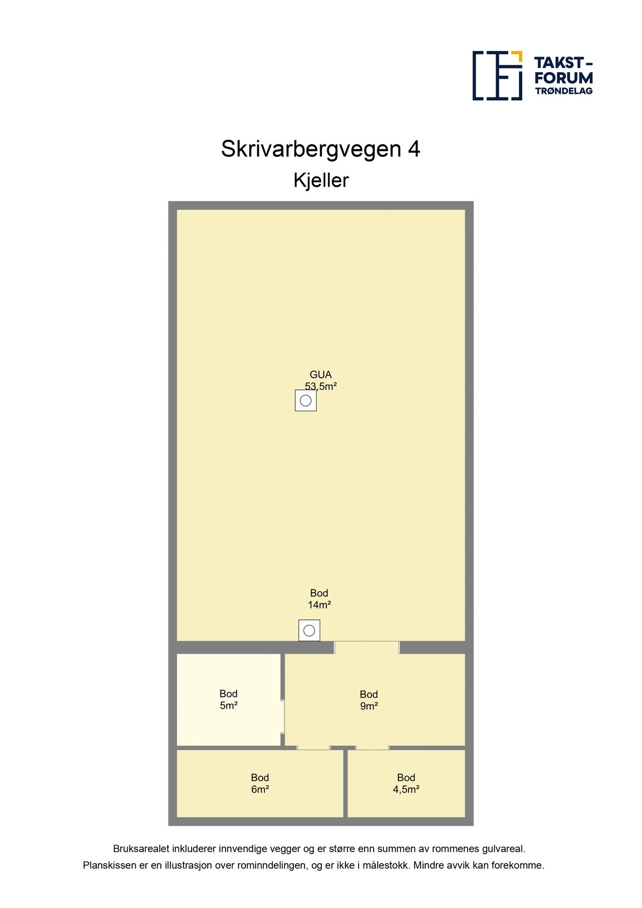 Planskisse Våningshus Galleribilde