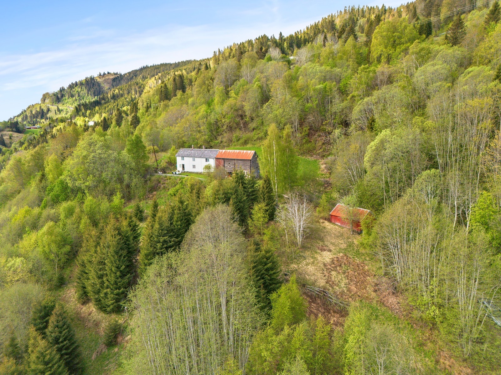 Her bor du frittliggende uten innsyn fra andre boliger, omgitt av skog, sjø og variert terreng! Galleribilde