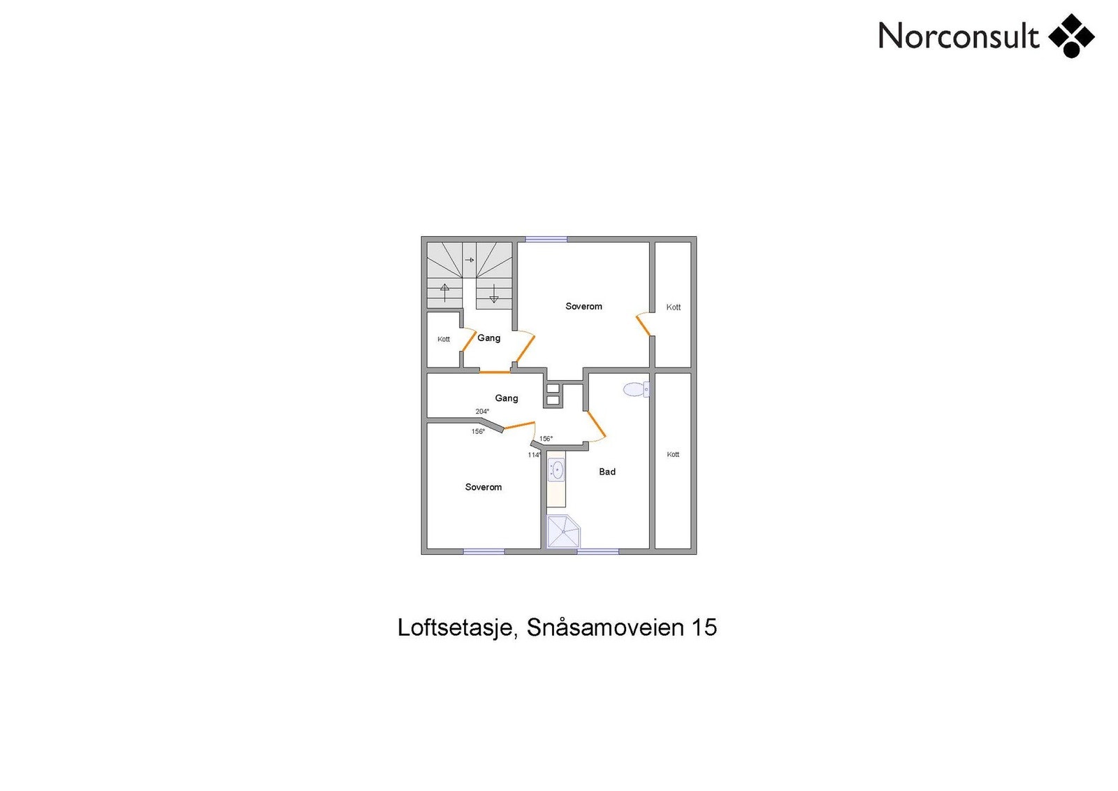 Planskisse - Loft Galleribilde