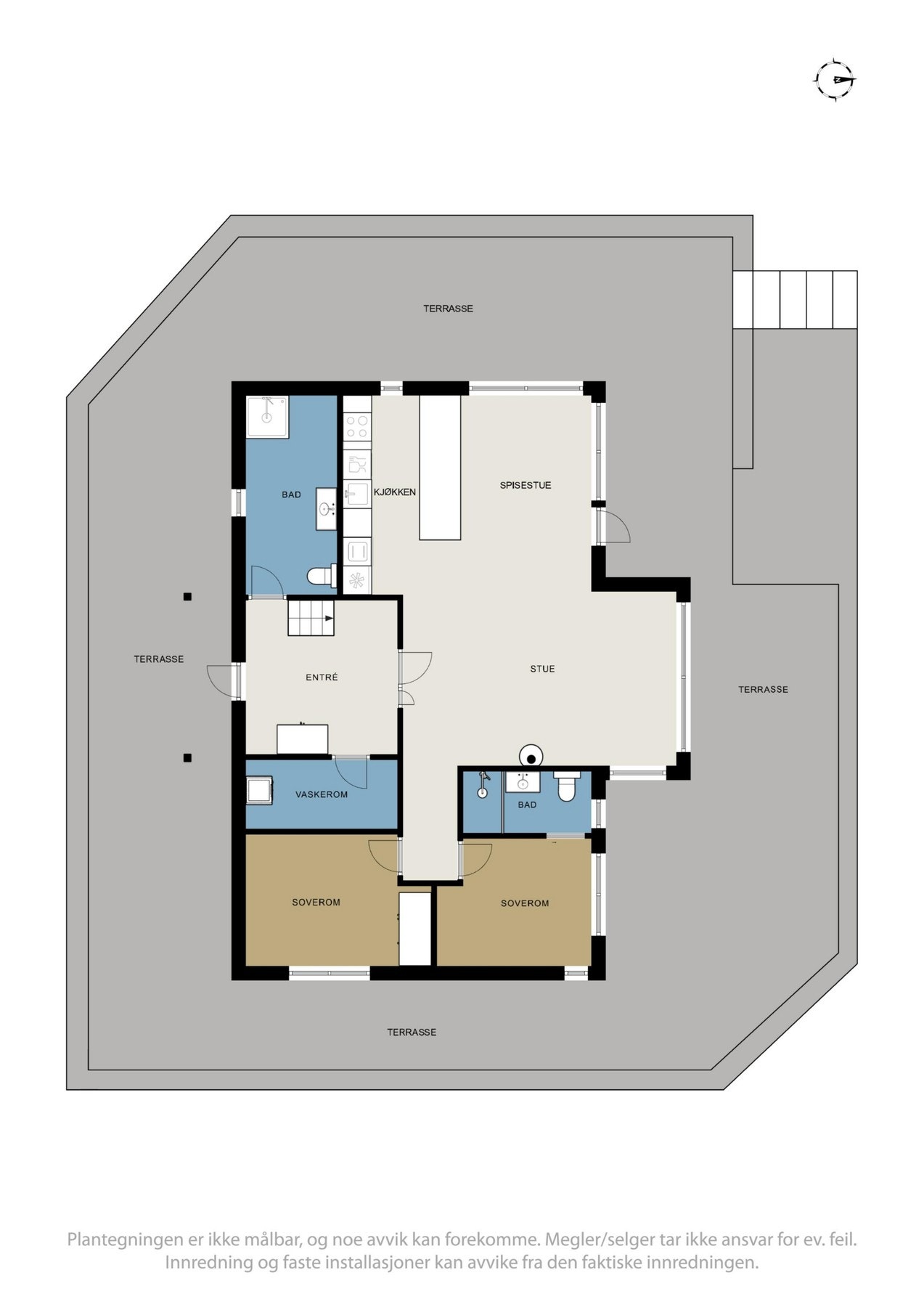 Plantegning Galleribilde