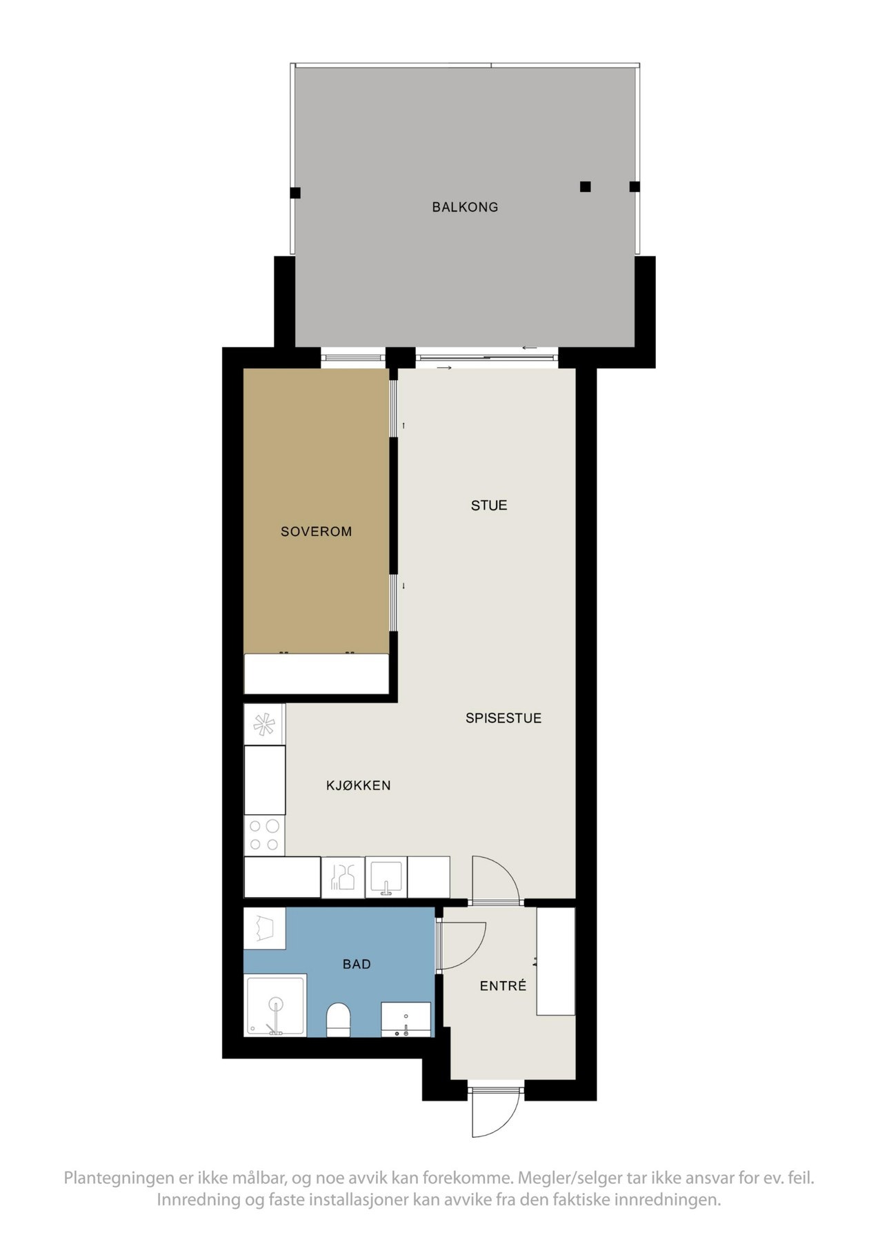 Planskisse Galleribilde