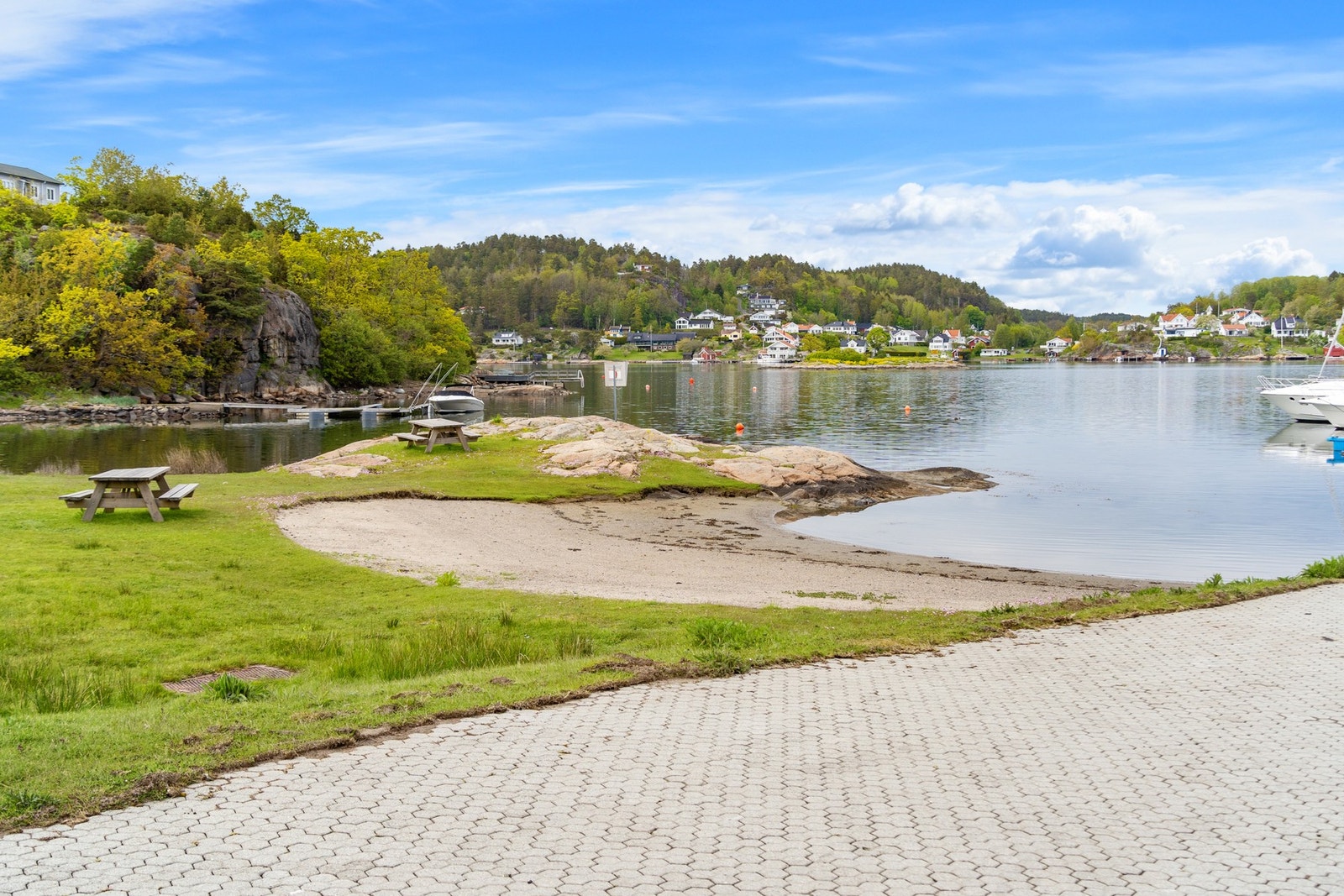 Områdebilde fra området ved Kråkere båtforening Galleribilde